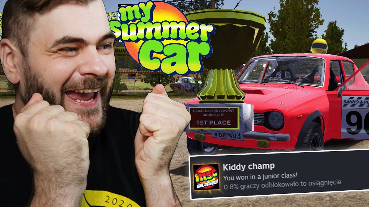 WYGRAŁEM RAJD PO 7 LATACH [Zdobywca osiągnięć] - My Summer Car #197