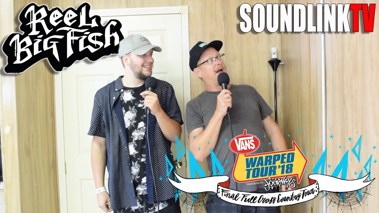 Interview with Reel Big Fish (Johnny Christmas) Warped Tour 2018- SoundlinkTV
