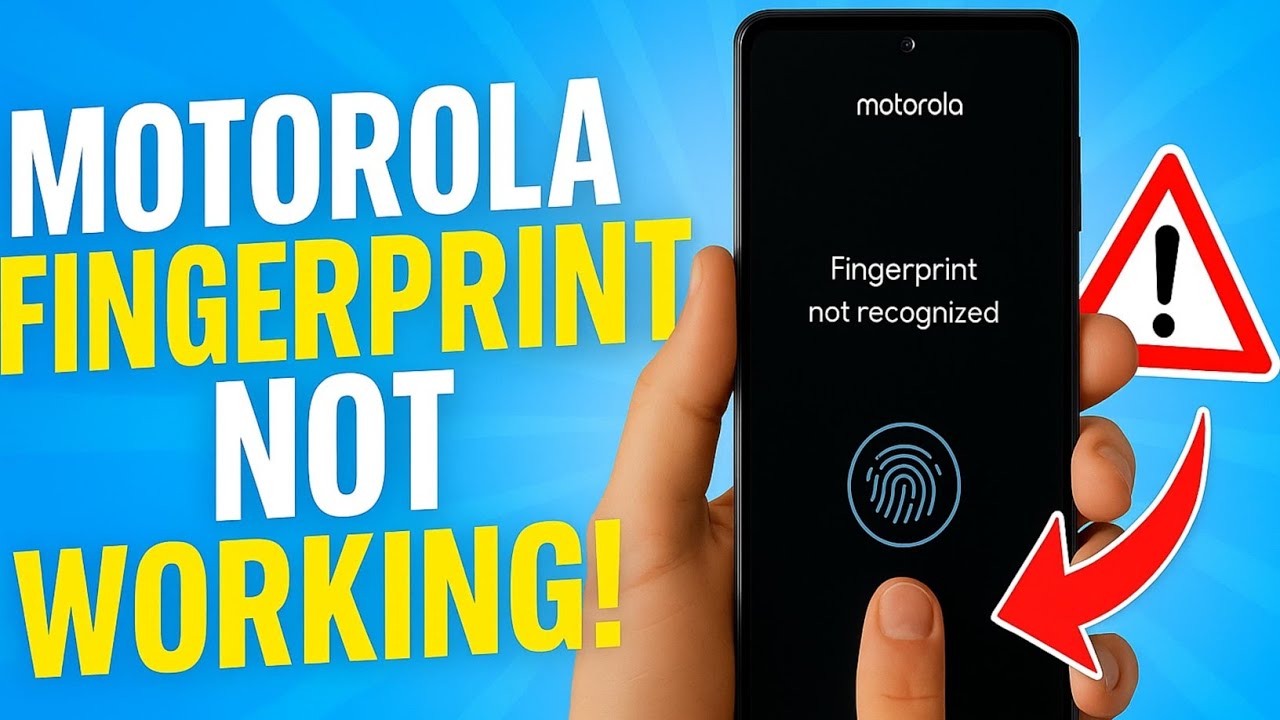 "Motorola Fingerprint Problem Solved | 100% Working ✅