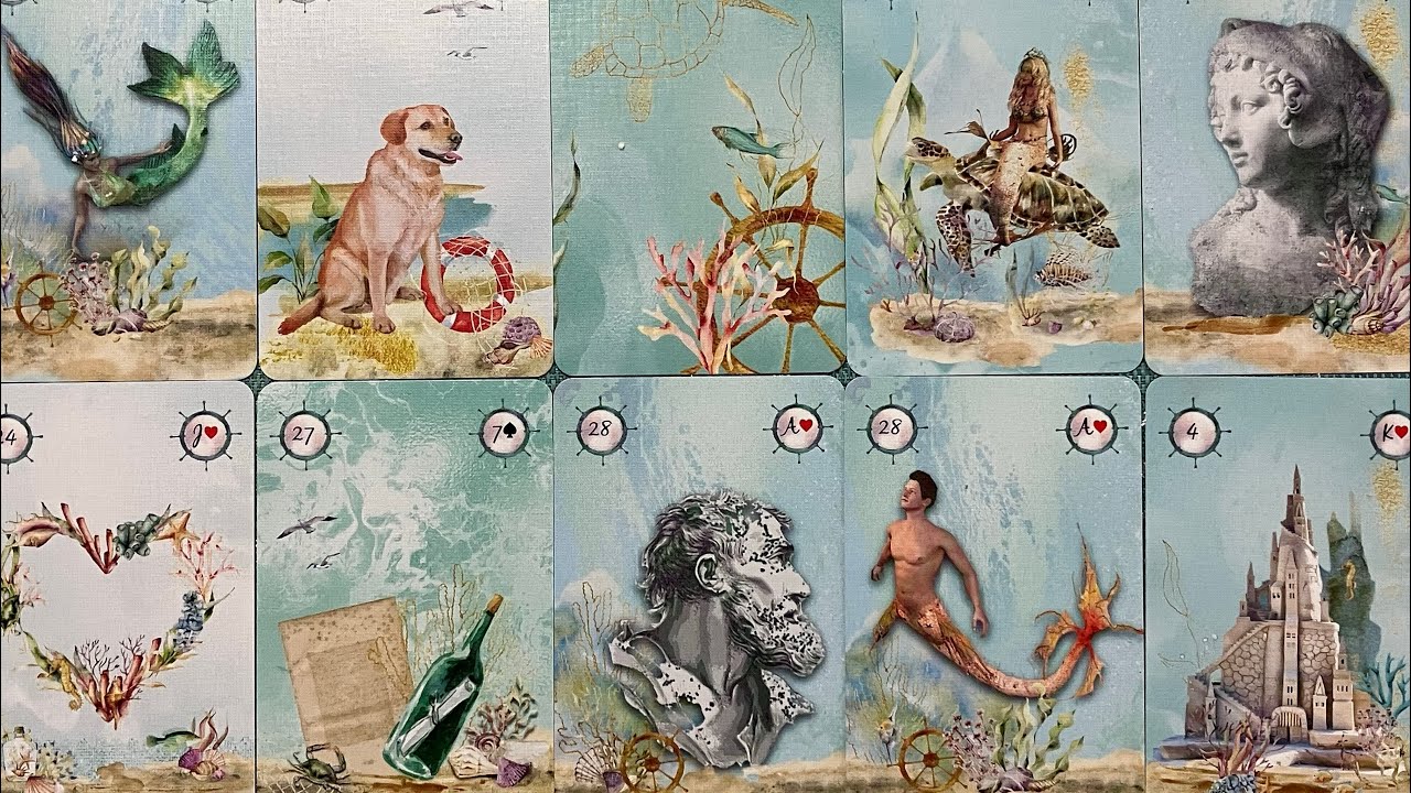 Tranquil Sea Lenormand Flip Through (in HD)