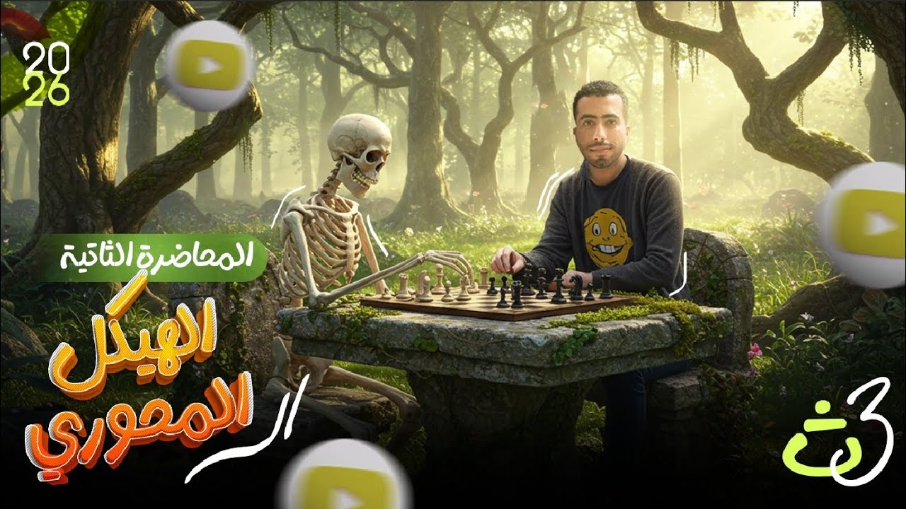 شرح اسطوري للهيكل المحوري كامل بكل أفكاره / أحياء الصف الثالث الثانوي 2024 ❤️💥
