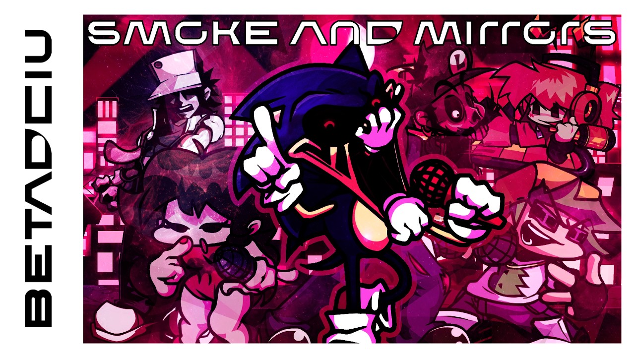 🎃🎵FNF BETADCIU: Smoke and Mirrors But Every Turn A Different Character Is Used V2🎵🎃(Sonic Exe Rerun)