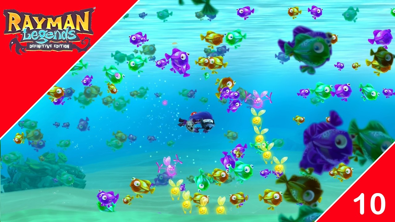 [Let´s Blind] Rayman Legends Definitive Edition Part 10 - Spaß unter Wasser