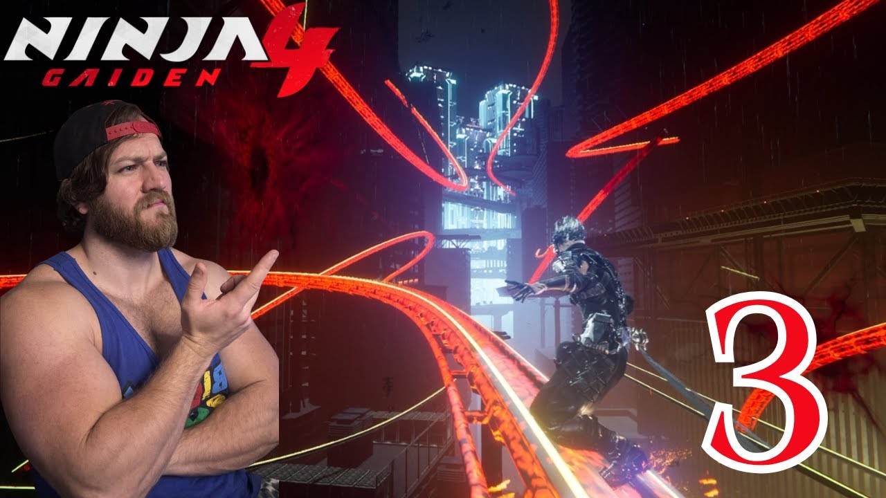 Grinding the rails | Ninja Gaiden 4 Blind Let's Play - Episode 3