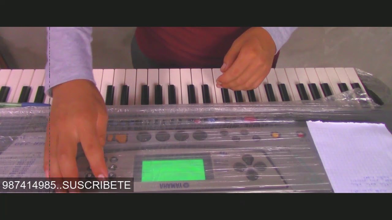 PROGRAMACIÓN DE TECLADO PSR 340 YAMAHA ETC