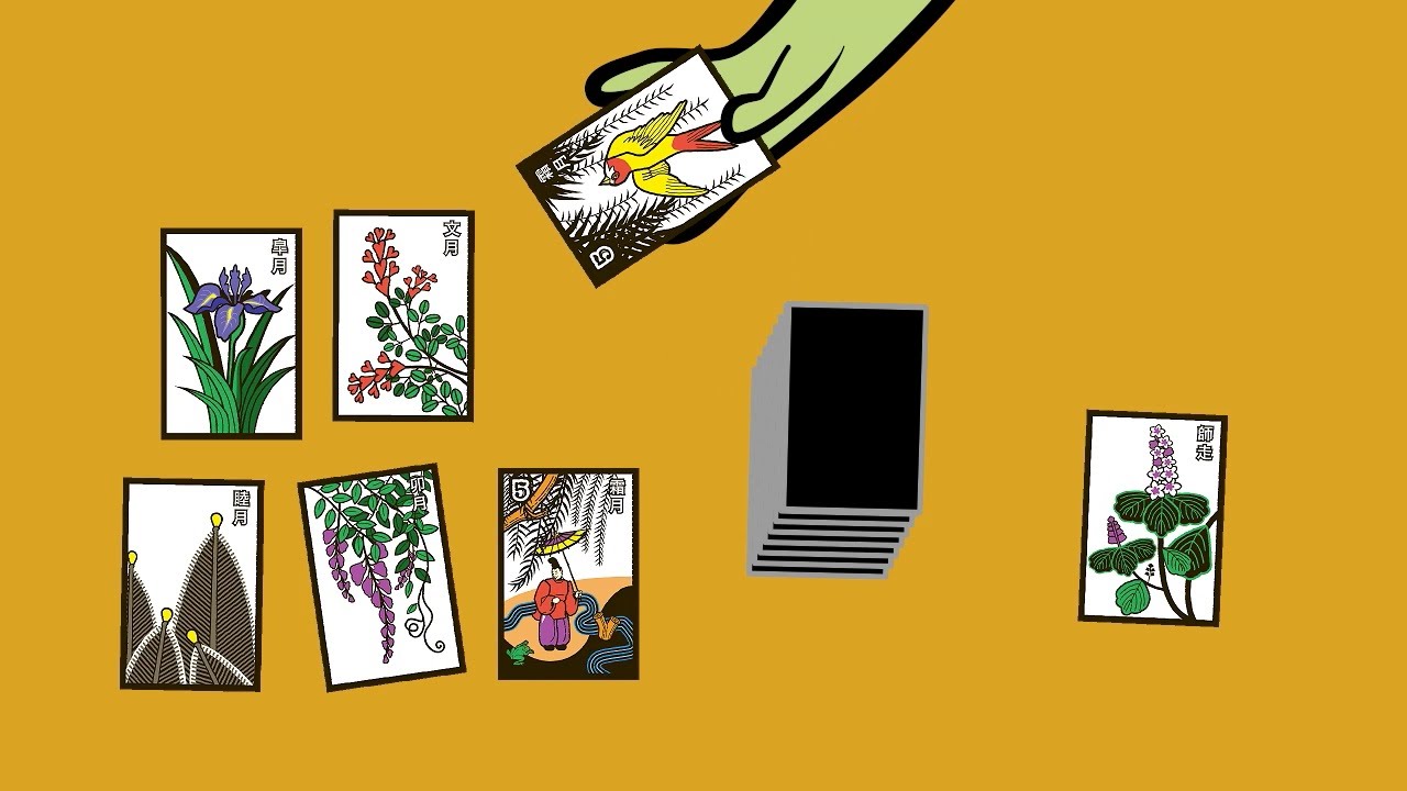 Hanafuda Hawaii Style Gameplay