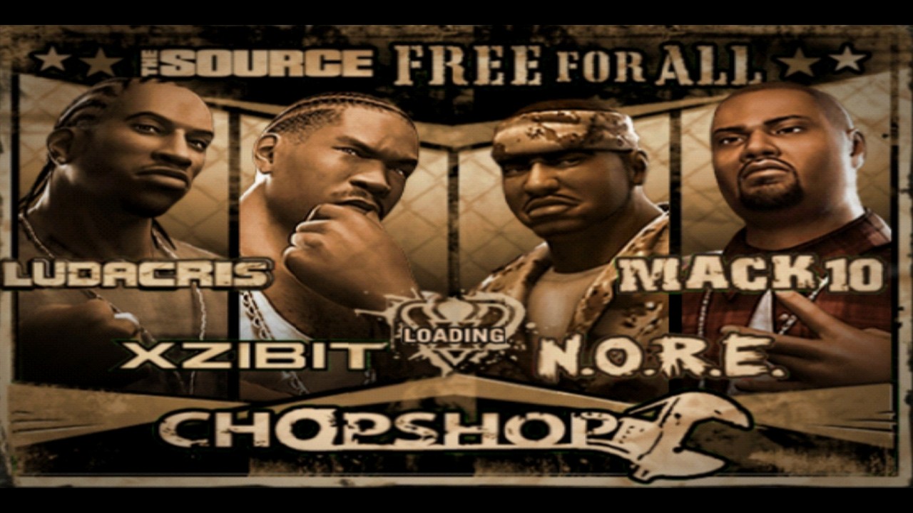 Def Jam:   Fight for NY - Ludacris vs Xzibit vs N.O.R.E vs Mack 10 (Free for All)