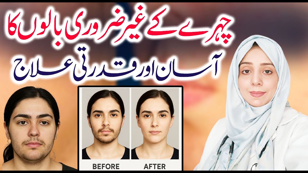 HOW TO GET RID OF UNWANTED HAIR - Ghair Zaruri Baalon Ka Ilaj - Full Body Hair Removal In Urdu/Hindi