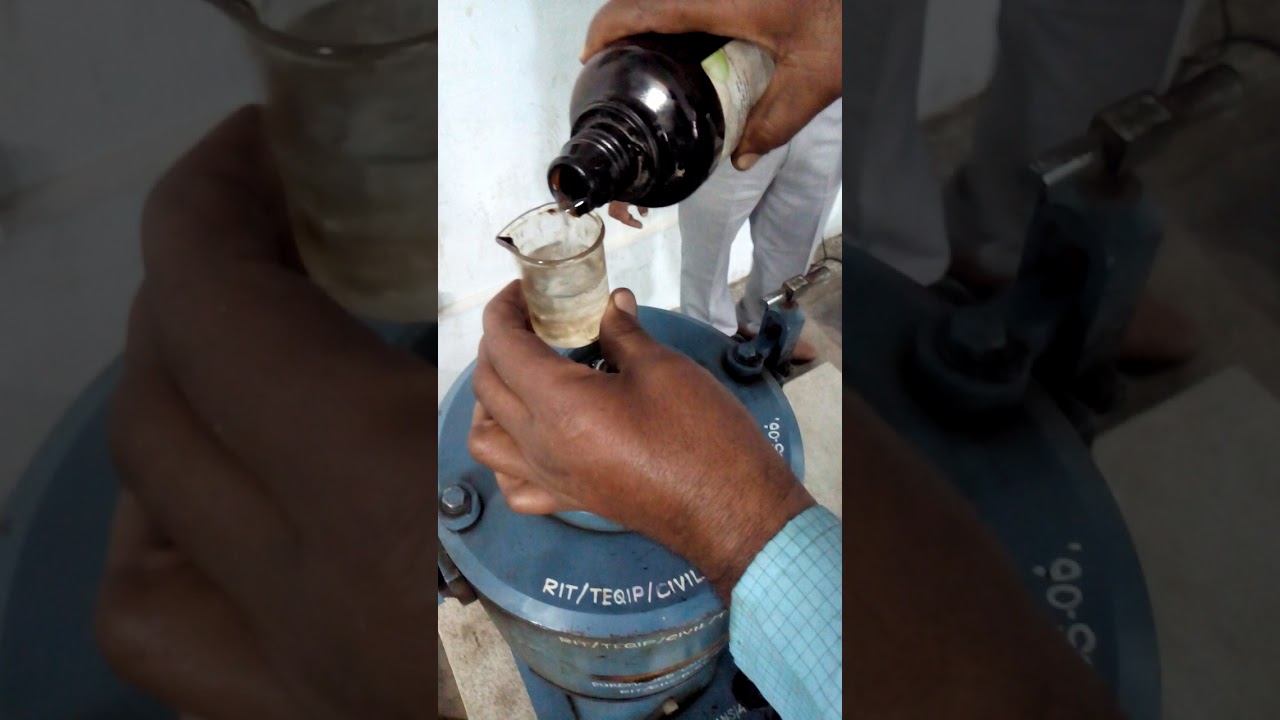 Bitumen extraction test