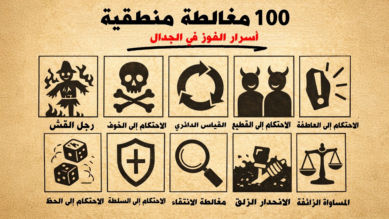 مئة مغالطة منطقية تُستخدم يوميًا لخداعك لمساعدتك على النوم