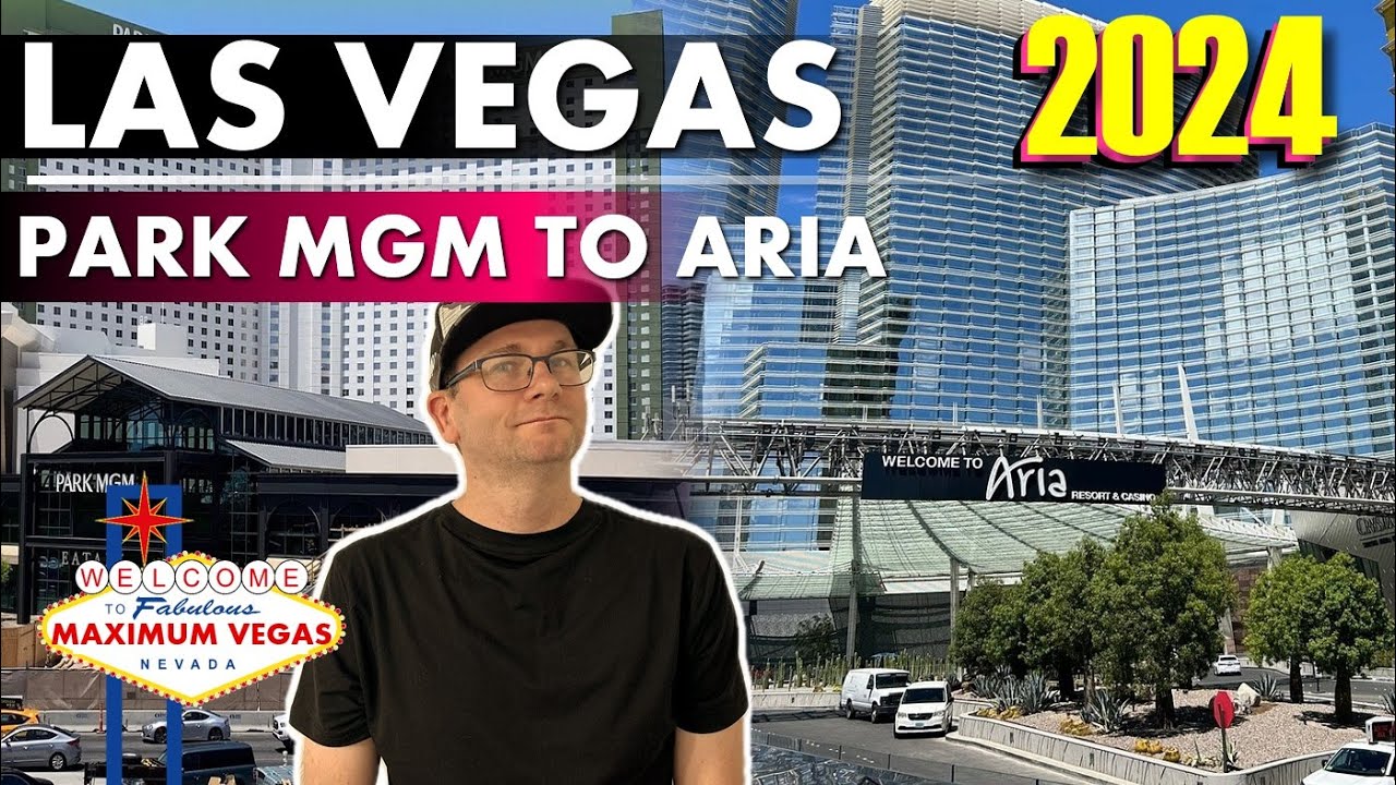 Walk With Me From PARK MGM TO ARIA Las Vegas | Aria Hotel & Casino | Las Vegas Vlog Style