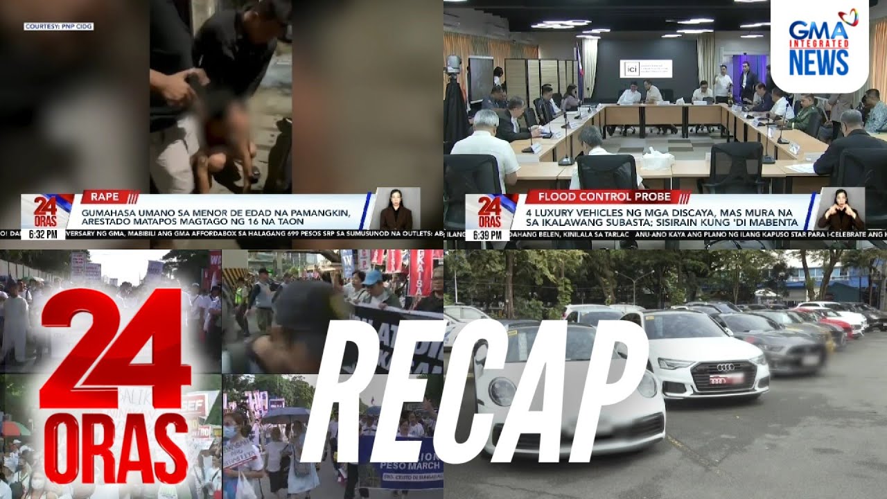 24 Oras: (Part 1) Nakumpiskang 'di rehistradong vape | "Trillion Peso March" nitong..., atbp.