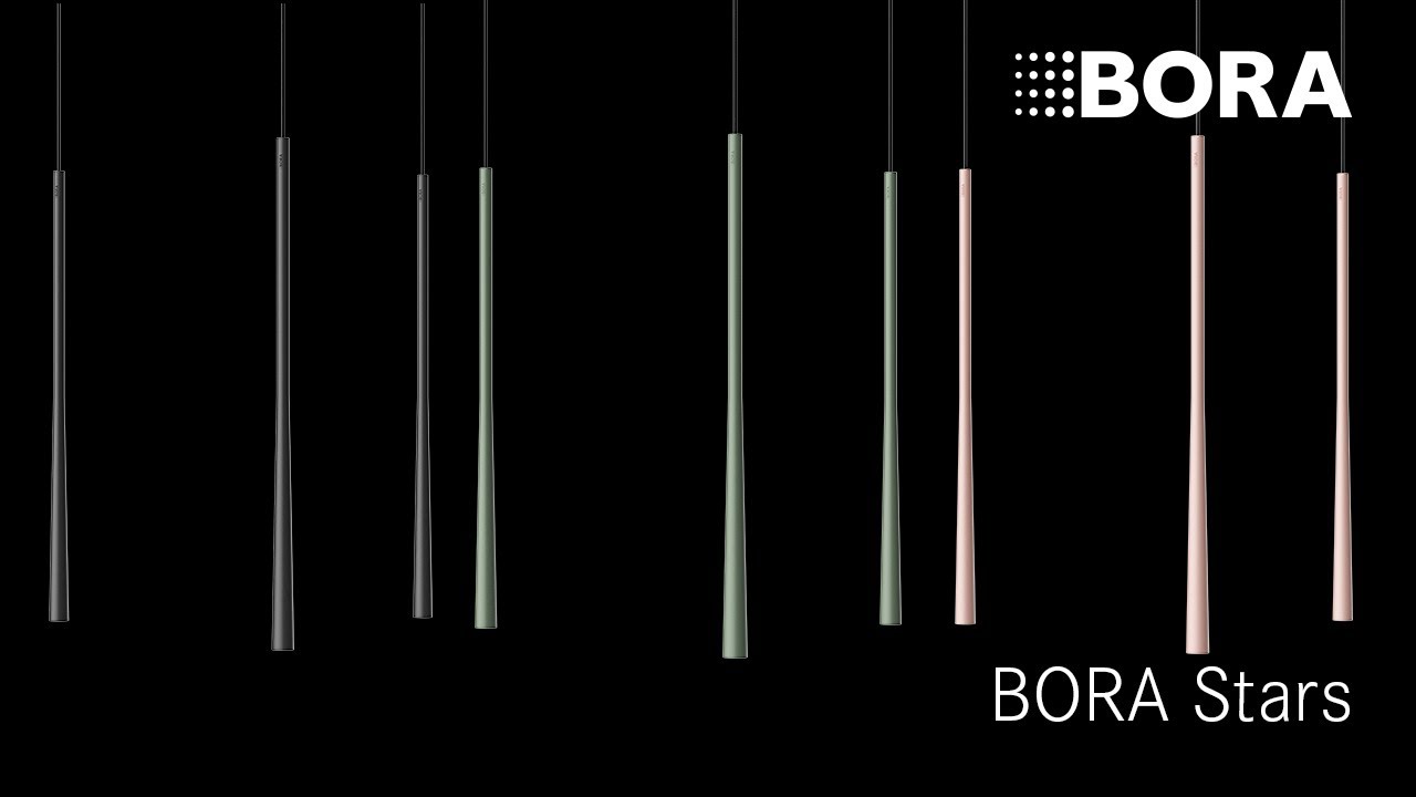BORA Stars: Beautifully subtle single and cluster lights for top-quality kitchens.