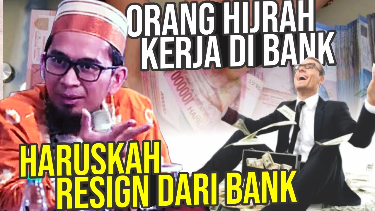 Mau HIJRAH tapi Masih Kerja di BANK, Haruskah Resign? - Ustadz Adi Hidayat LC MA