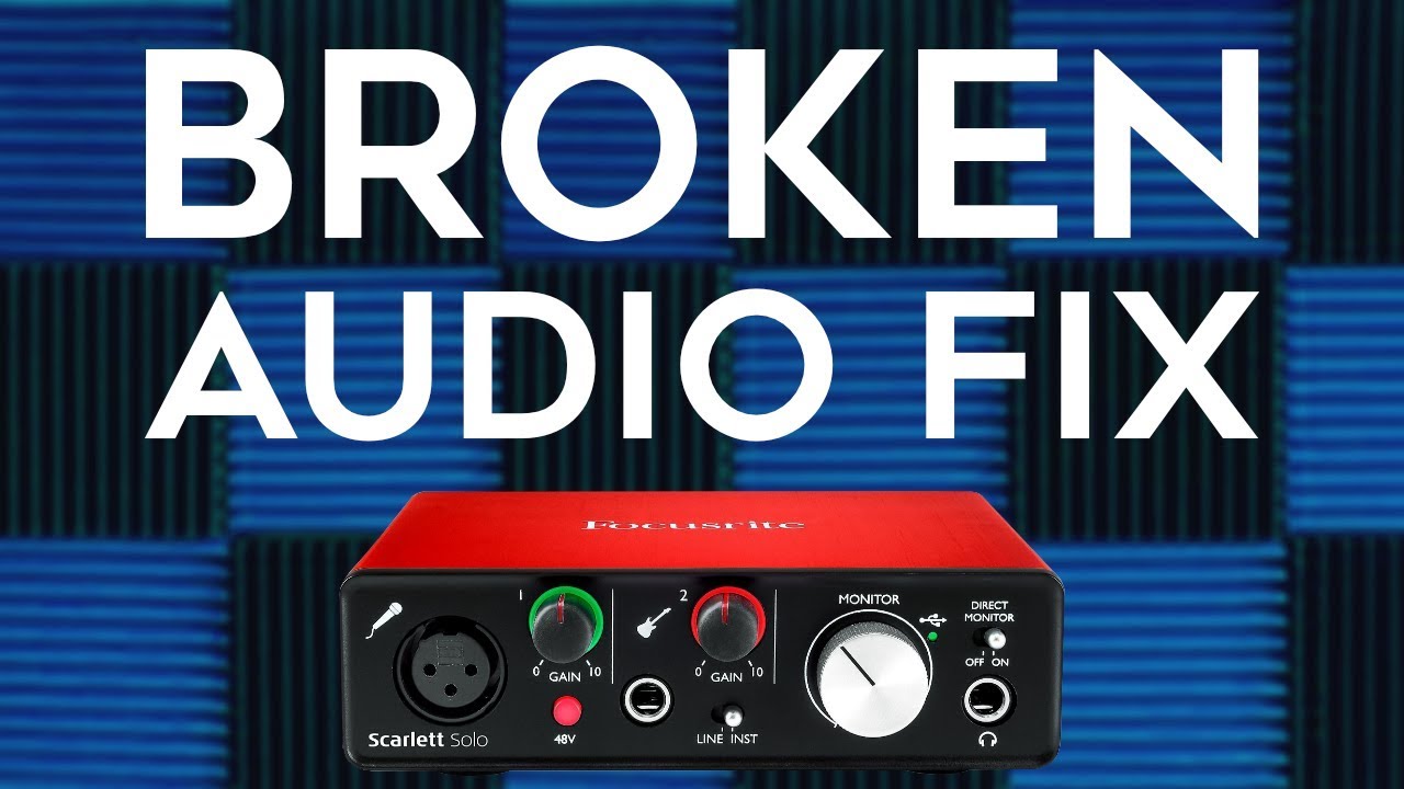 FOCUSRITE AUDIO FIX (Искажение | Робот | Проблемы)