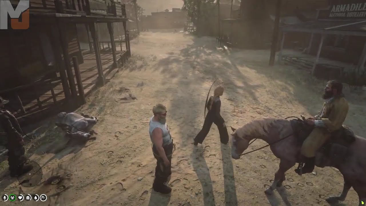 Boon Revives His Donkey Lucky after Jebediah Runs It Over | GoldRush 5.0 | Red Dead RP