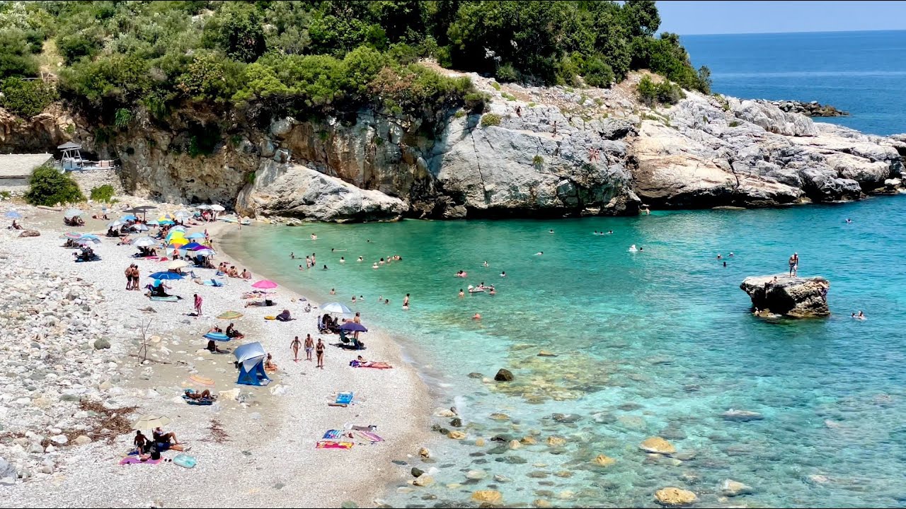 Ntamouchari Beach | &Pi;&alpha;&rho;&alpha;&lambda;ί&alpha; &Nu;&tau;&alpha;&mu;&omicron;ύ&chi;&alpha;&rho;&eta; | Pelion | Greece | 4K HDR