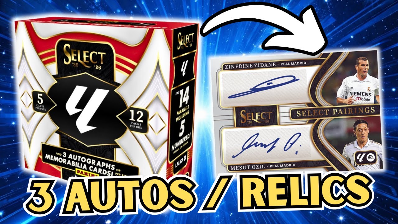 Открываем коробку для хобби Panini Select La Liga 25/26! ЯМАЛ ХИТ!
