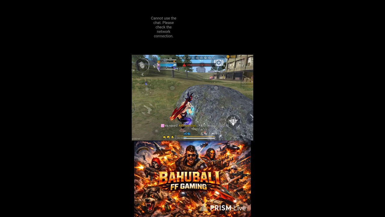 Live streaming of Bahubali FF gaming