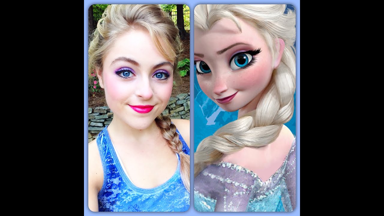 Disney's Elsa makeup tutorial