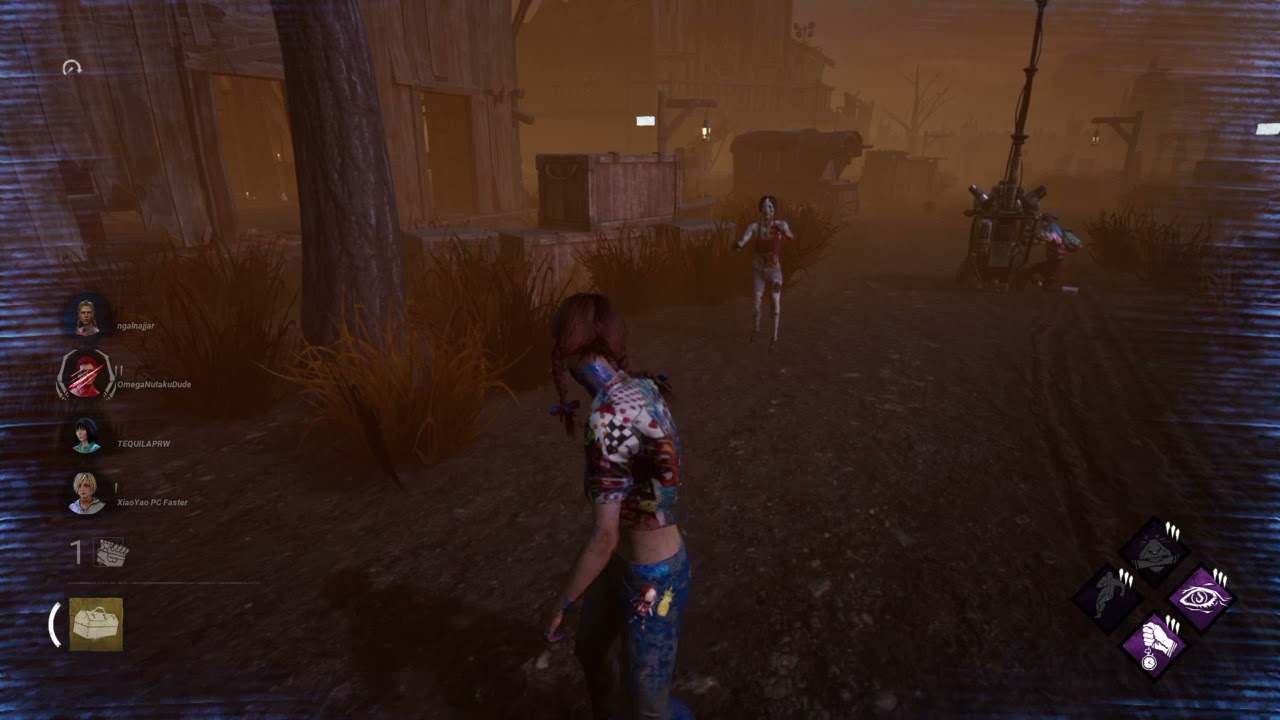 Dead by Daylight Meg Thomas vs The Nemesis with Omega #dbd #gameplay #ps4