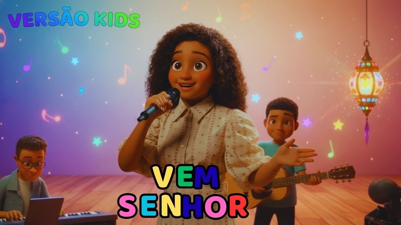 Vem Senhor | Música Cristã Infantil | Louvor Kids | Sara Evelyn#vemsenhor #MúsicaCristãInfantil