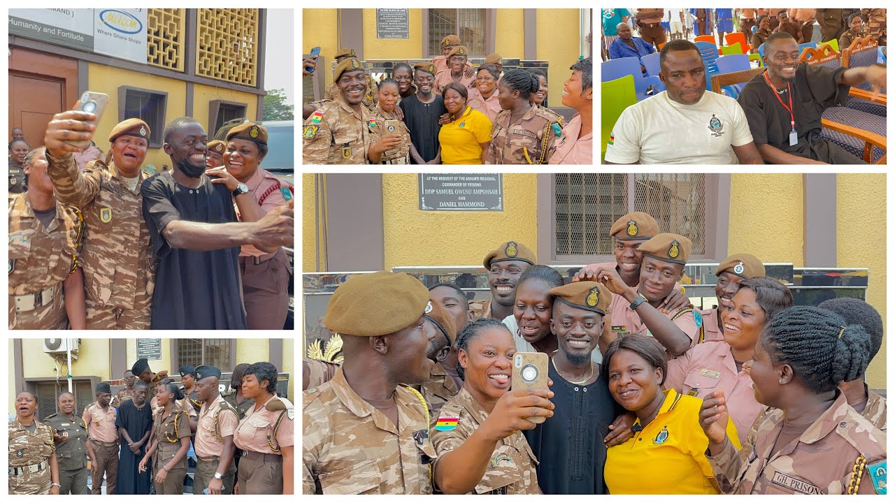 Kwadwo Nkansah Lilwin Surprised the Officers and the Inmates of the Kumasi Central Prisons