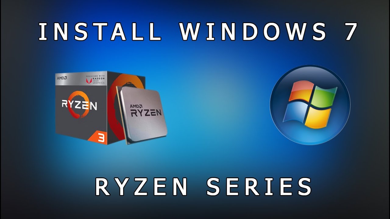 Como instalar o Windows 7 no Ryzen 3 3200G | How to install Windows 7 on Ryzen 3 3200G