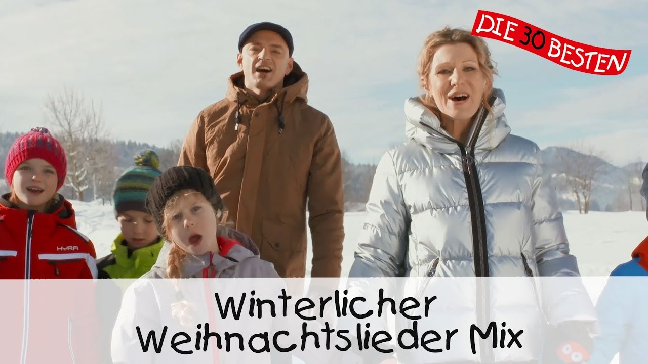 ⛄️ Winterlicher Weihnachtslieder Mix für Kinder || Kinderlieder