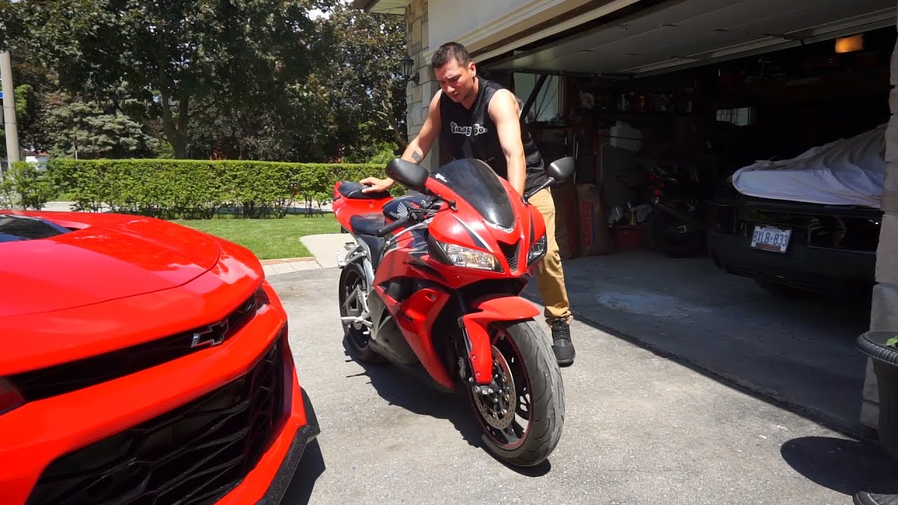what happened to Tina's motorcycle?