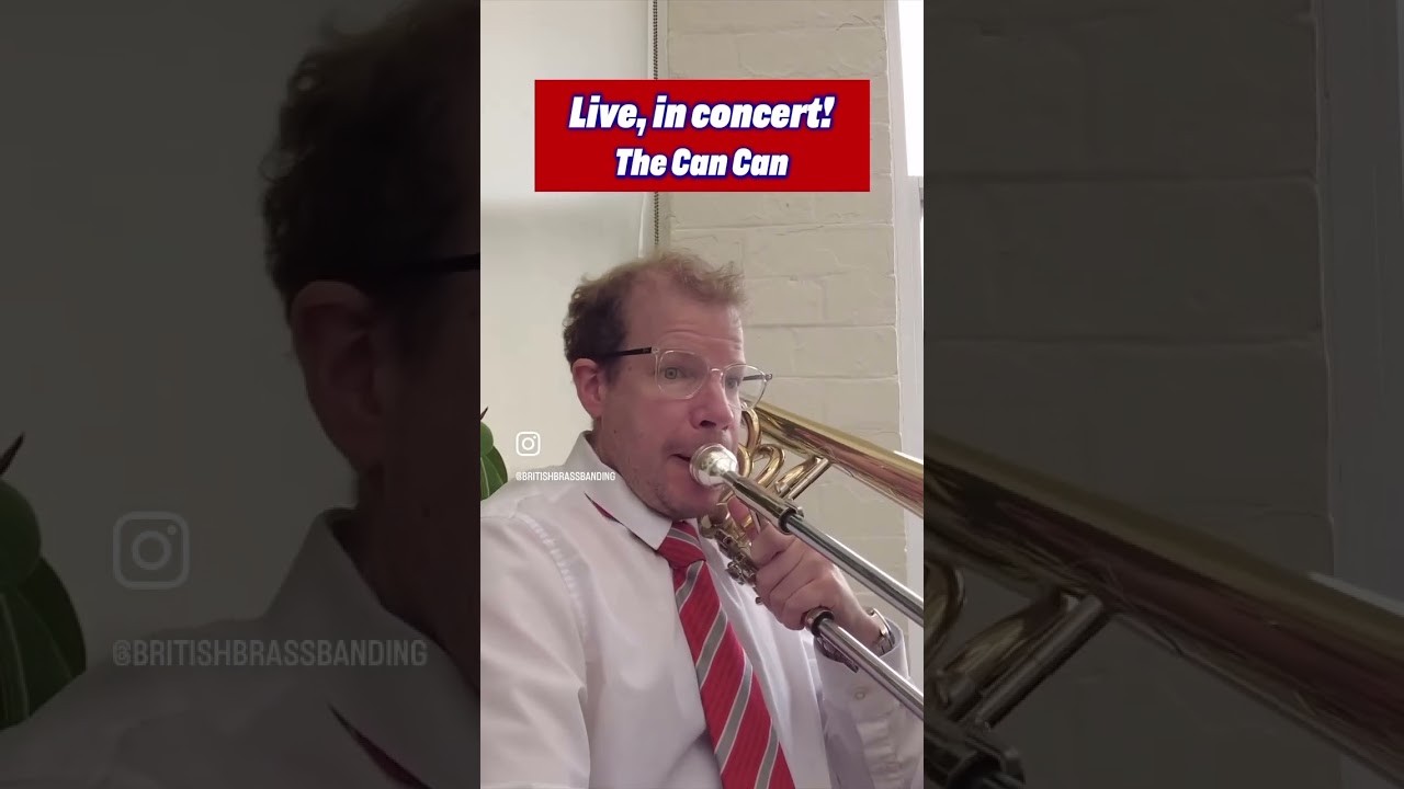 Max Concentration here&hellip; The Can Can. #brassplayer #basstrombone