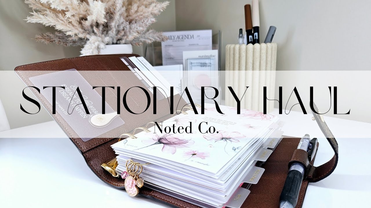 Stationary Haul | Noted Co. | Minimalist Planning