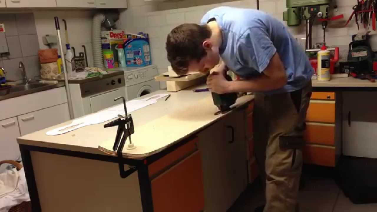 How to make a Longboard - Step by step Tutorial - DIY timelapse