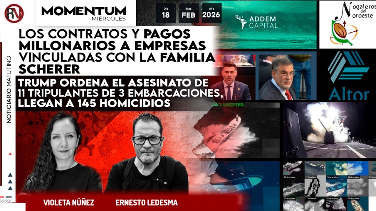 Los contratos millonarios de la familia Scherer/ Trump ordena el asesinato tripulantes de 3 botes