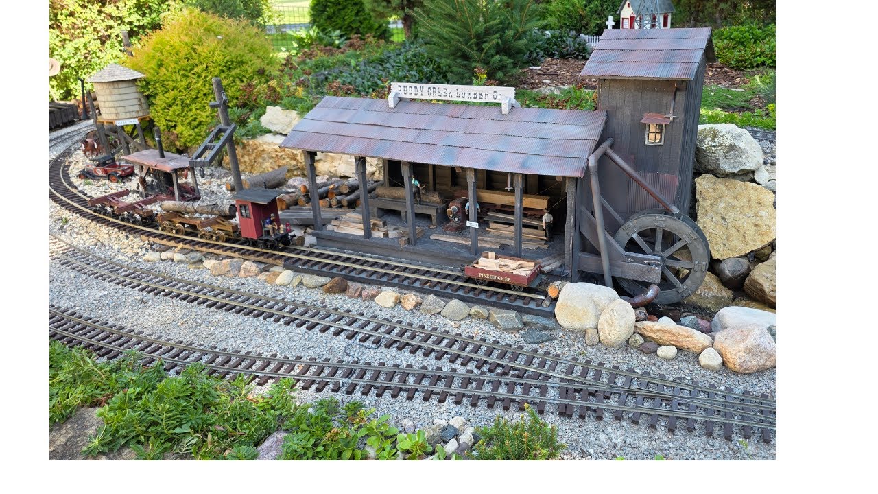 A visit to a Wisconsin logging narrow gauge garden railroad