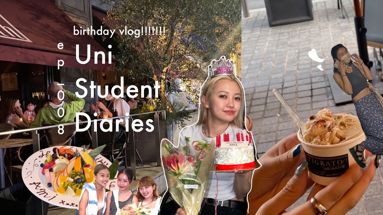 Student_Diaries_008|| 大学生VLOG |  誕生日VLOG、代官山・四ツ谷カフェ、上智大学