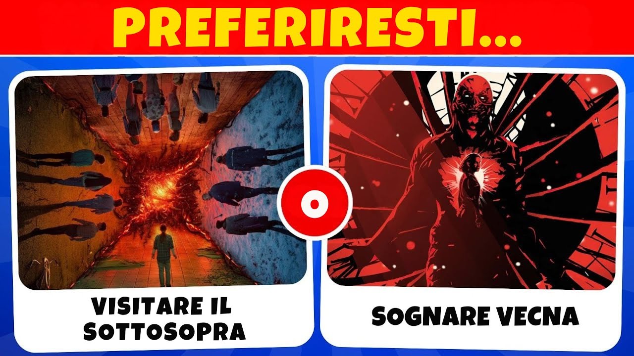 PREFERIRESTI STRANGER THINGS 🧇 | Solo Chi AMA STRANGER THINGS