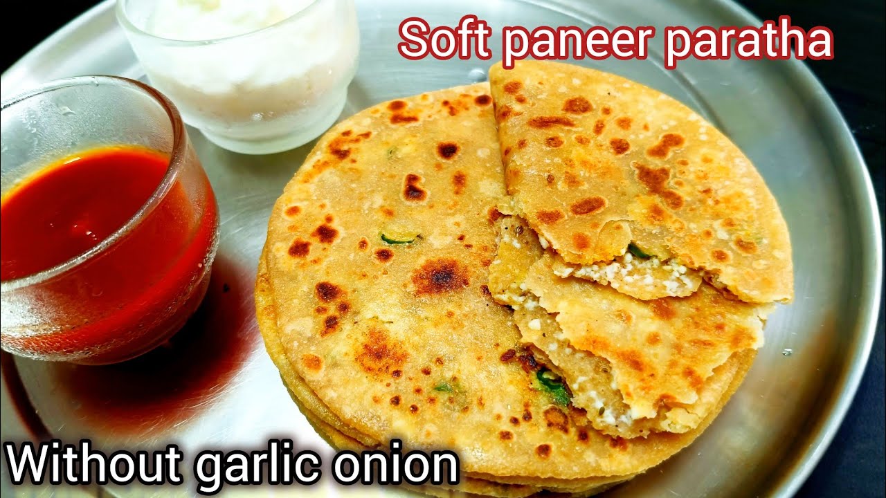 Paneer paratha recipe/paneer paratha recipe without onion garlic/paneer paratha kaise banaen
