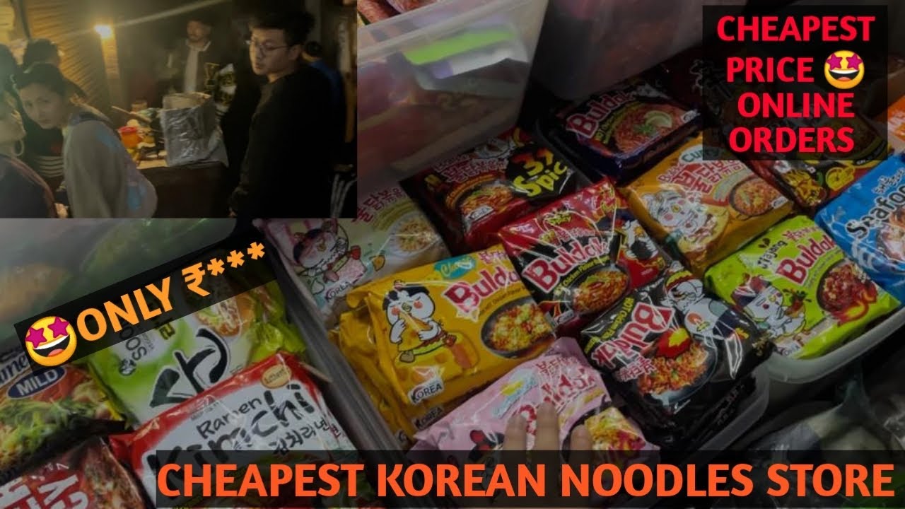 CHEAPEST KOREAN RAMEN STORE IN DELHI II 🤩BEST PRICE II MAJNU KA TILLA II @anasurbanvlogs8414