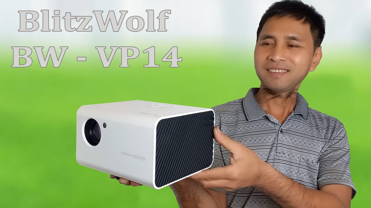 Chỉ với 2tr8, Nhiều Tivi 100 inch cũng phải Quỳ Xuống với thiết bị này - BlitzWolf VP14