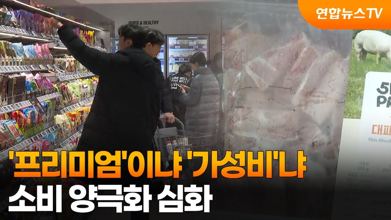 '프리미엄'이냐 '가성비'냐&hellip;소비 양극화 심화 / 연합뉴스TV (YonhapnewsTV)