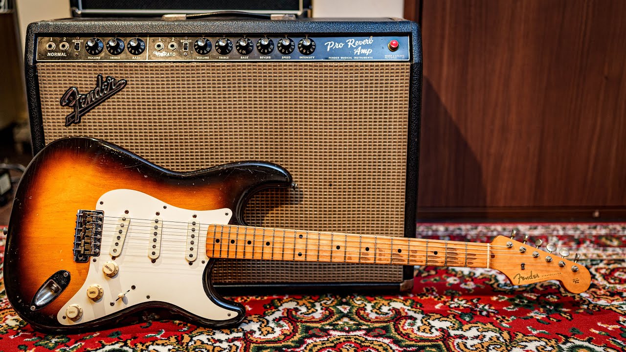 『ヴィンテージギターの魅力』1956年製フェンダー・ストラトキャスター🎸 '56 Fender Stratocaster TwoTone Sunburst