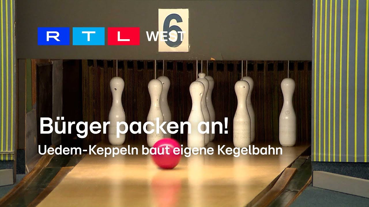 Dorfprojekt in Uedem-Keppeln: Anwohner bauen eigene Kegelbahn | RTL WEST, 27.02.2024