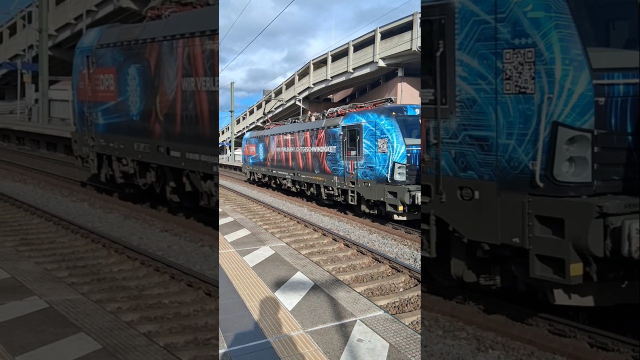 Eine sch&ouml;ne Lok #dkw #koblenz #train #trains #trainvideo #railway #railways #rail #db #ice #zug #hlb