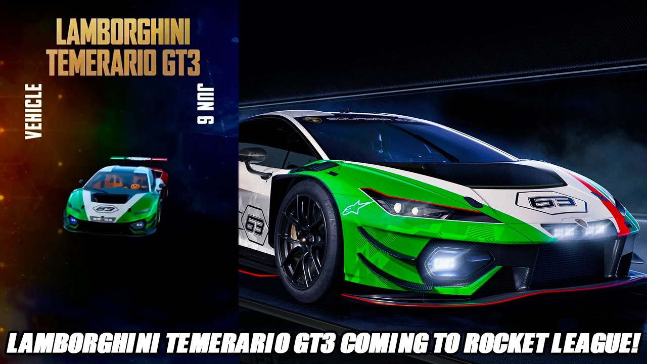 *НОВАЯ* Lamborghini Temerario GT3 скоро в Rocket League!! &mdash; Обновление Rocket League