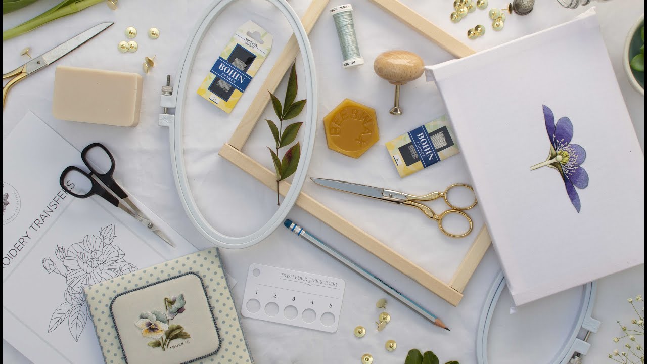 The Long And The Short Of It - Trish Burr Needle Painting Workshop parts 1 - 6.