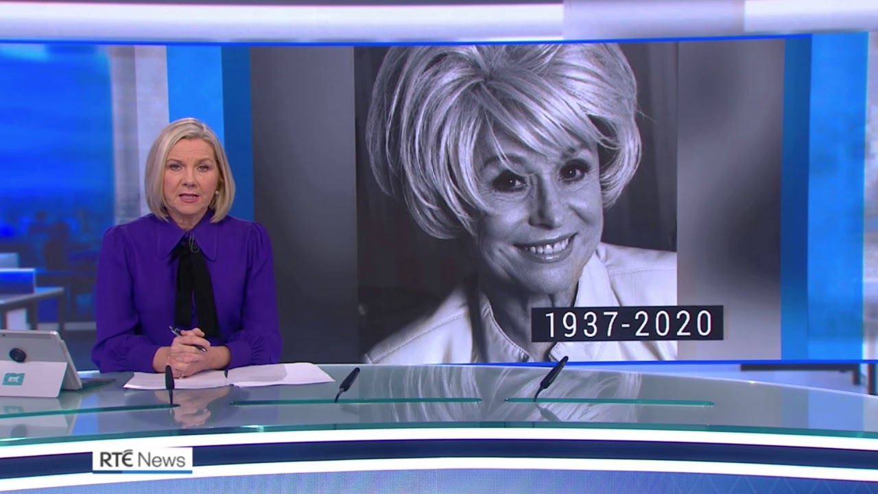 Barbara Windsor's death reported on RTÉ News (11th December 2020)