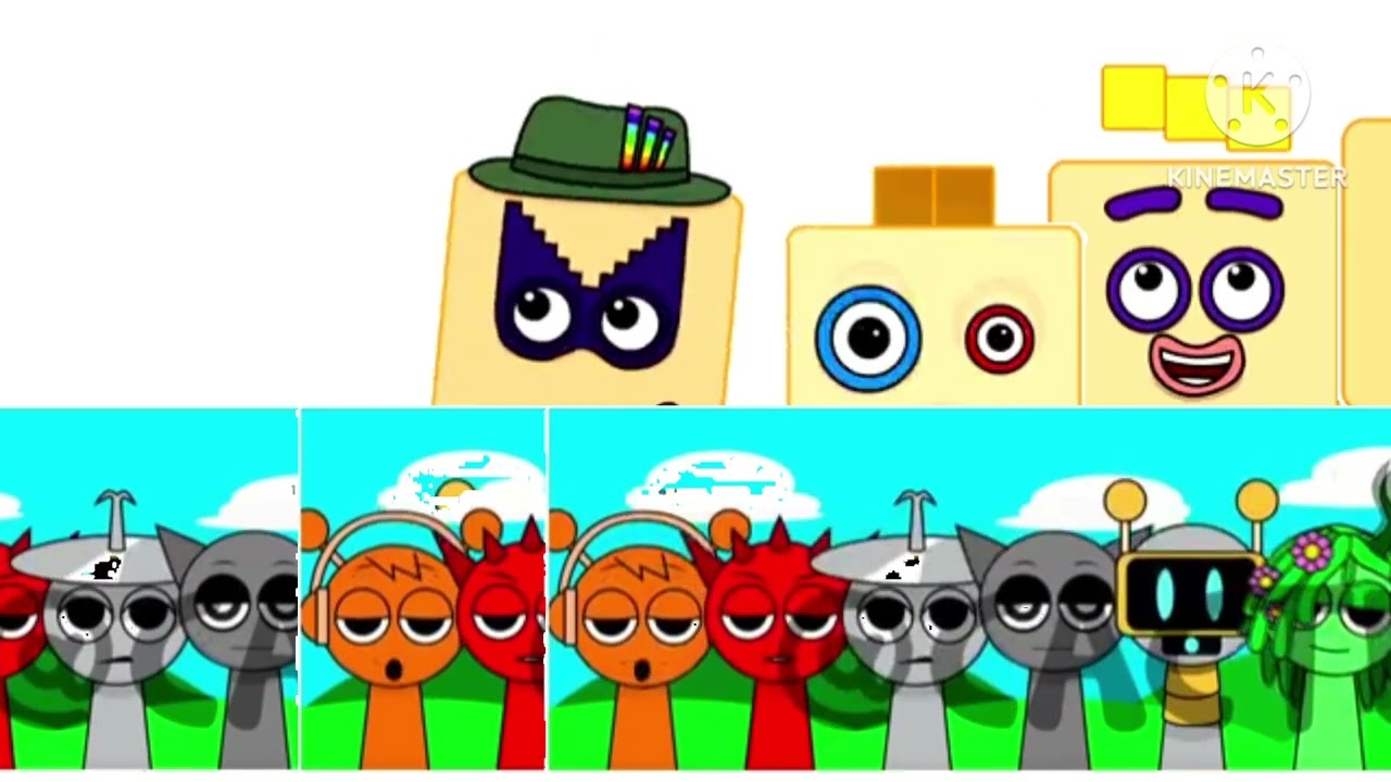 Sprunki OC 21, 22, 23, 24 and 25 from Numberblocks creator: @cactukk #sprunki #numberblocks