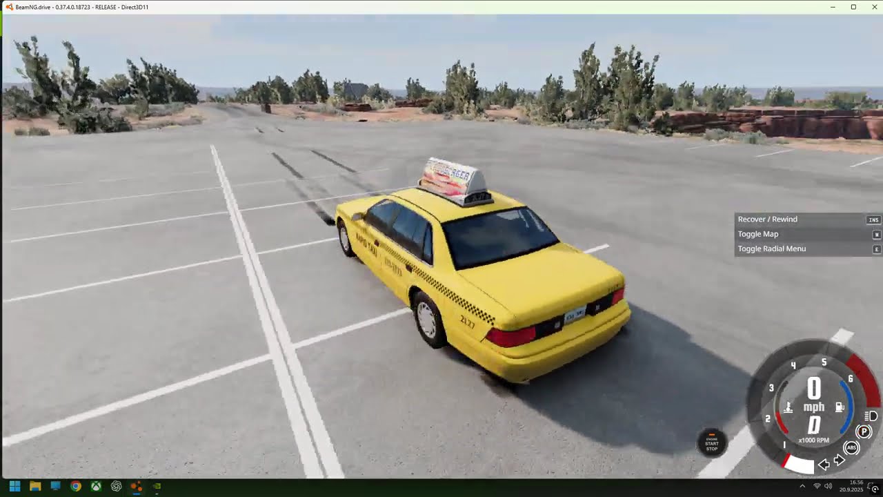car drop test