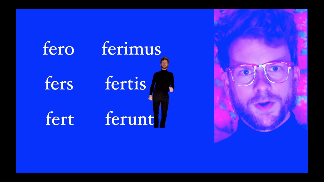 ferō fers fert ferimus fertis ferunt (Latin irregular verb)